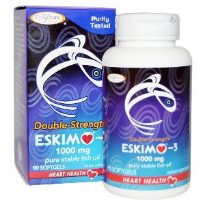 Eskimo-3 has naturally occurring, balanced ratio of EPA & DHA. The only NATURAL 1000 mg fish oil..